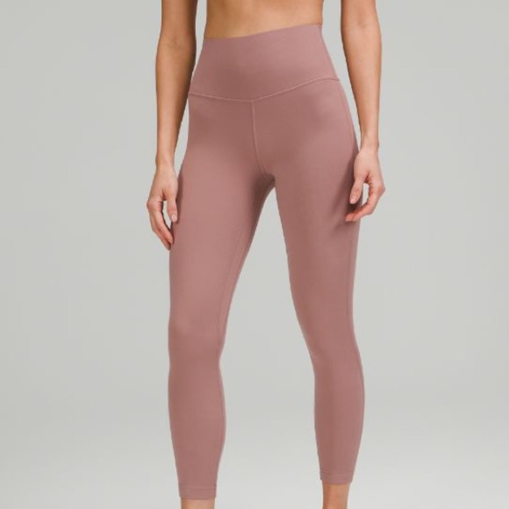 Lululemon Align High Rise Pant 28” Pink Taupe
